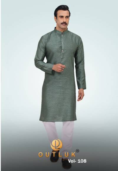 Outluk Vol 108 Traditional Wear Mens Wear Kurta Payjama Collection